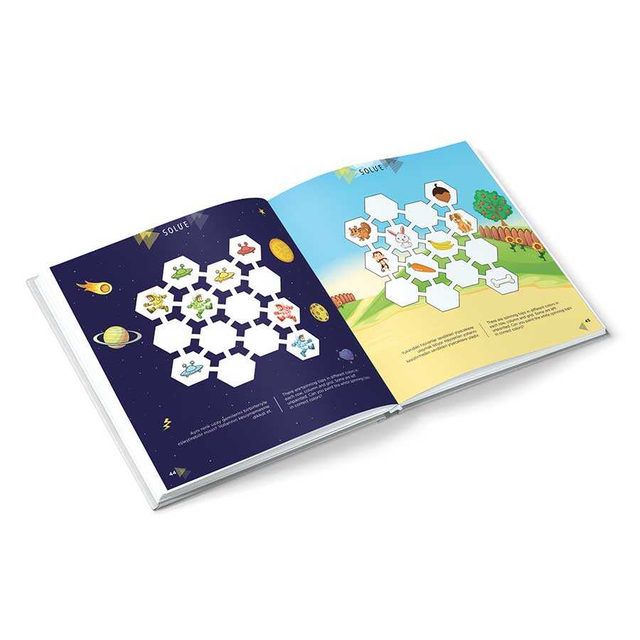3-4+ Yaş 6'lı Set / IQ Dikkat Geliştiren Kitaplar Serisi